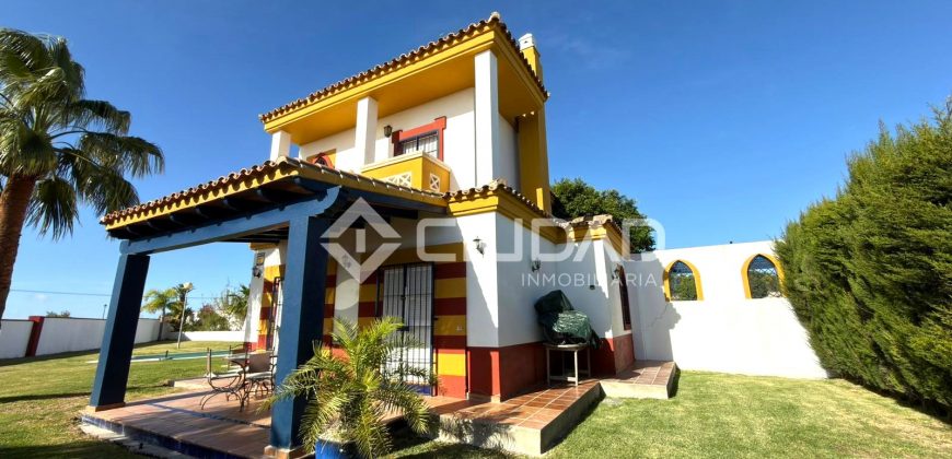 Chalet con jardín y piscina en Martín Miguel