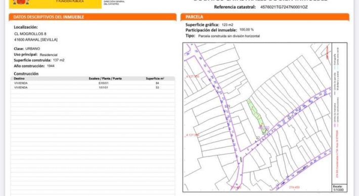 MAGNIFICA VIVIENDA EN EL CENTRO CALLE MOGROLLOS