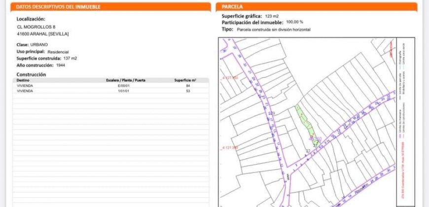 MAGNIFICA VIVIENDA EN EL CENTRO CALLE MOGROLLOS