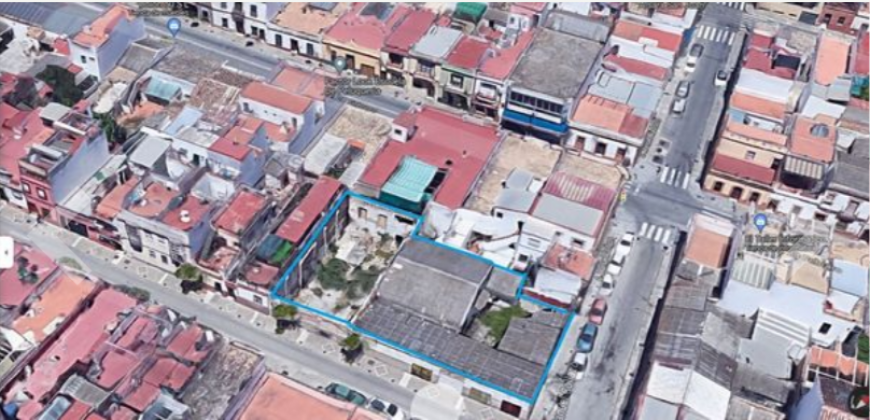 Terreno en venta en el centro de San Juan de Aznalfarache, Barrio Alto.
