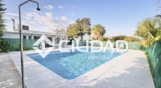 Campo con casa y piscina de obra – Zona La Encinilla