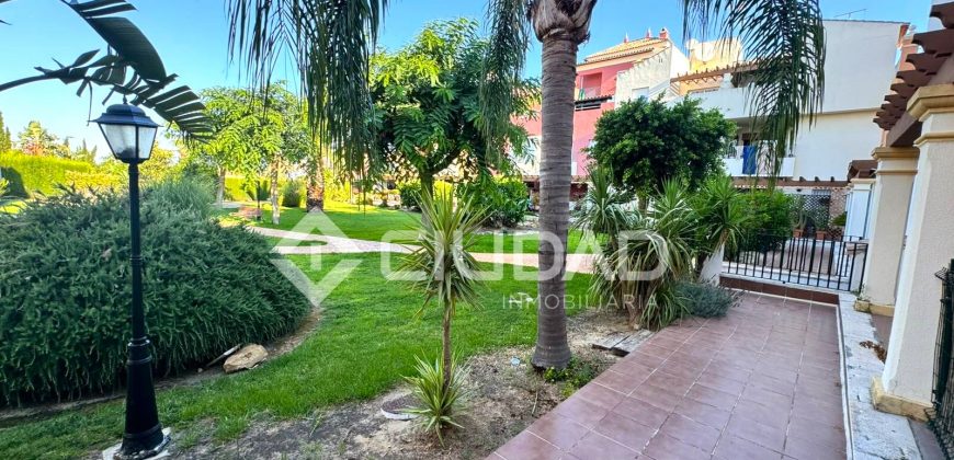 Piso con amplio patio en Martín Miguel