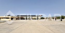 Estación de servicio en pleno funcionamiento, ubicada en zona N-IV